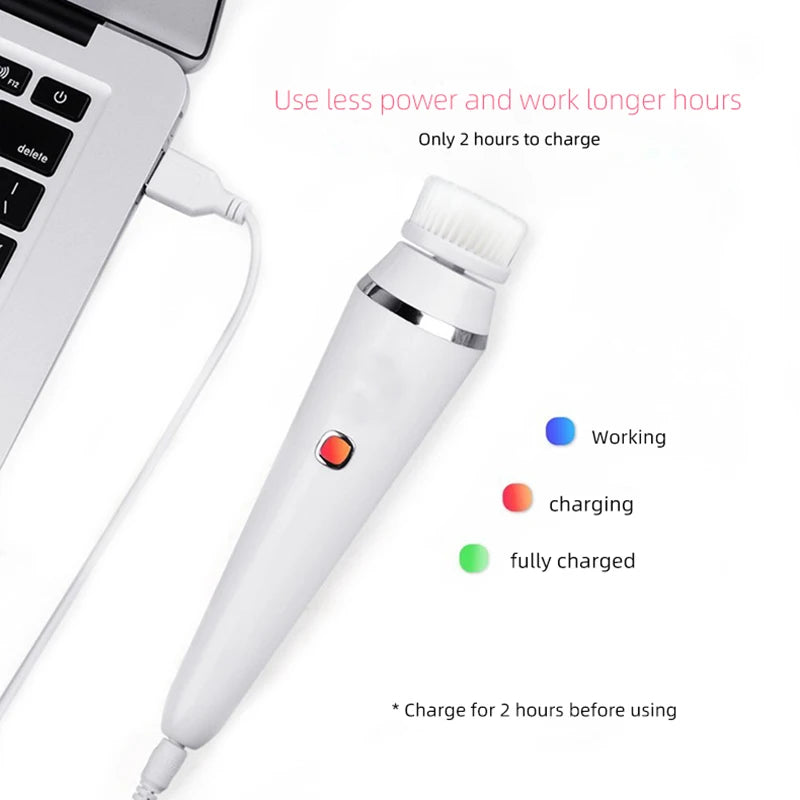 Serenetech™ 4-in-1 Sonic Facial Cleansing Brush