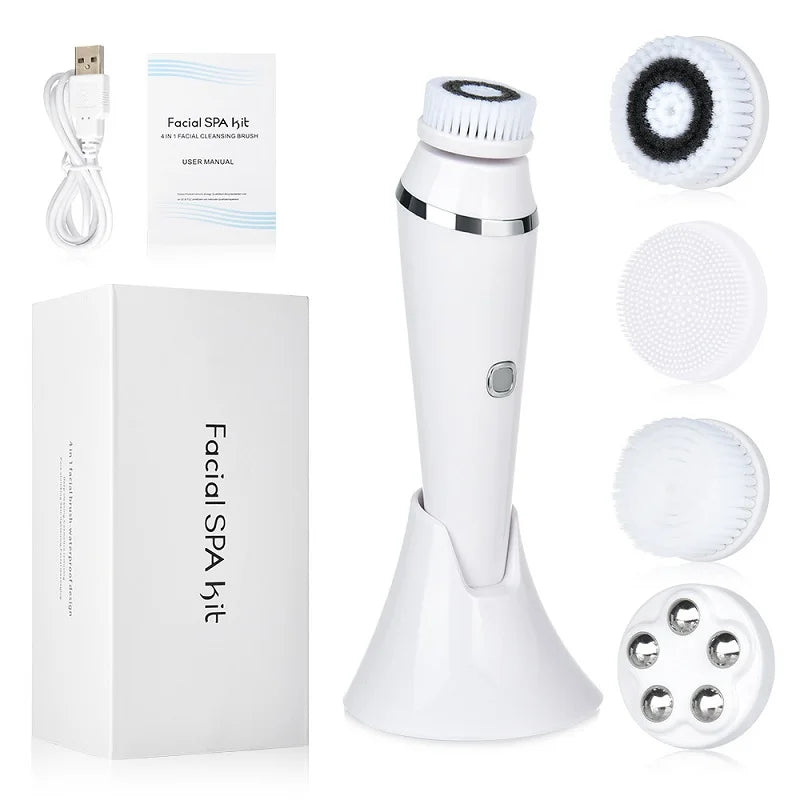 Serenetech™ 4-in-1 Sonic Facial Cleansing Brush