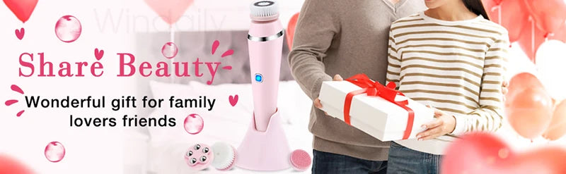 Serenetech™ 4-in-1 Sonic Facial Cleansing Brush