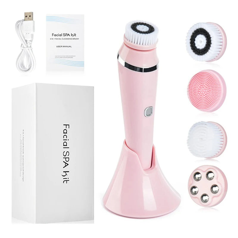 Serenetech™ 4-in-1 Sonic Facial Cleansing Brush
