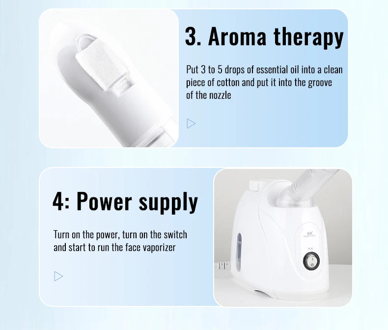 Serenetech™ KSKIN Ozone Ionic Facial Steamer