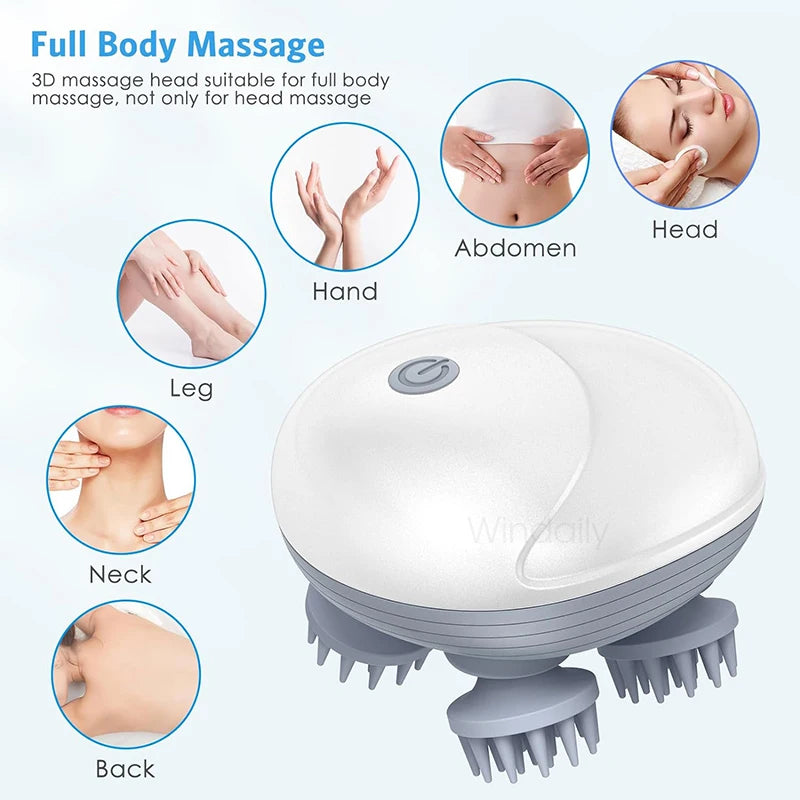 Serenetech™ Deep Tissue Electric Head and Body Massager