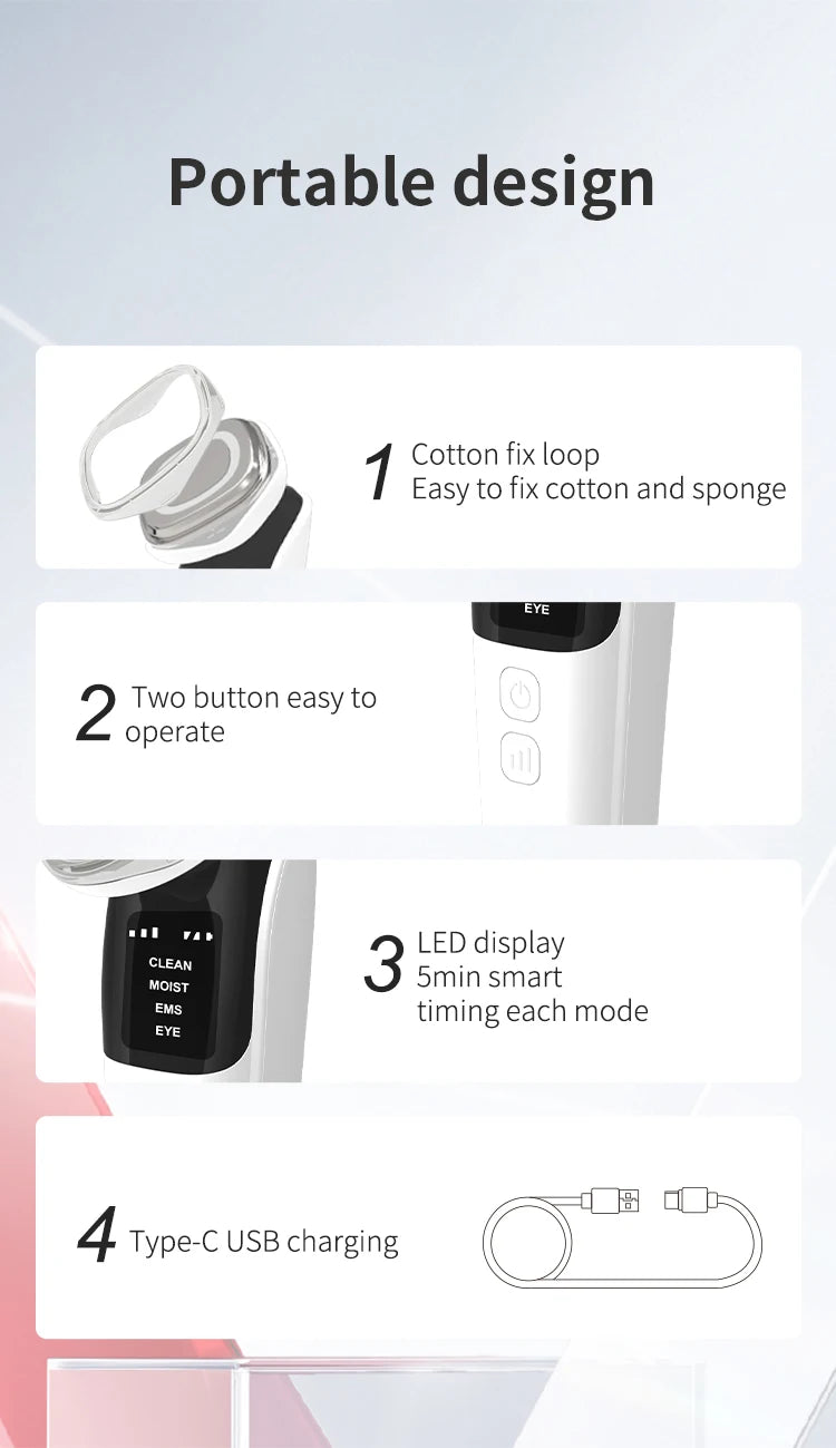 Serenetech™ 4-in-1 Microcurrent Facial Lifting Tool