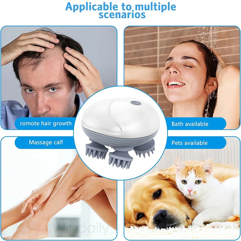 Serenetech™ Deep Tissue Electric Head and Body Massager