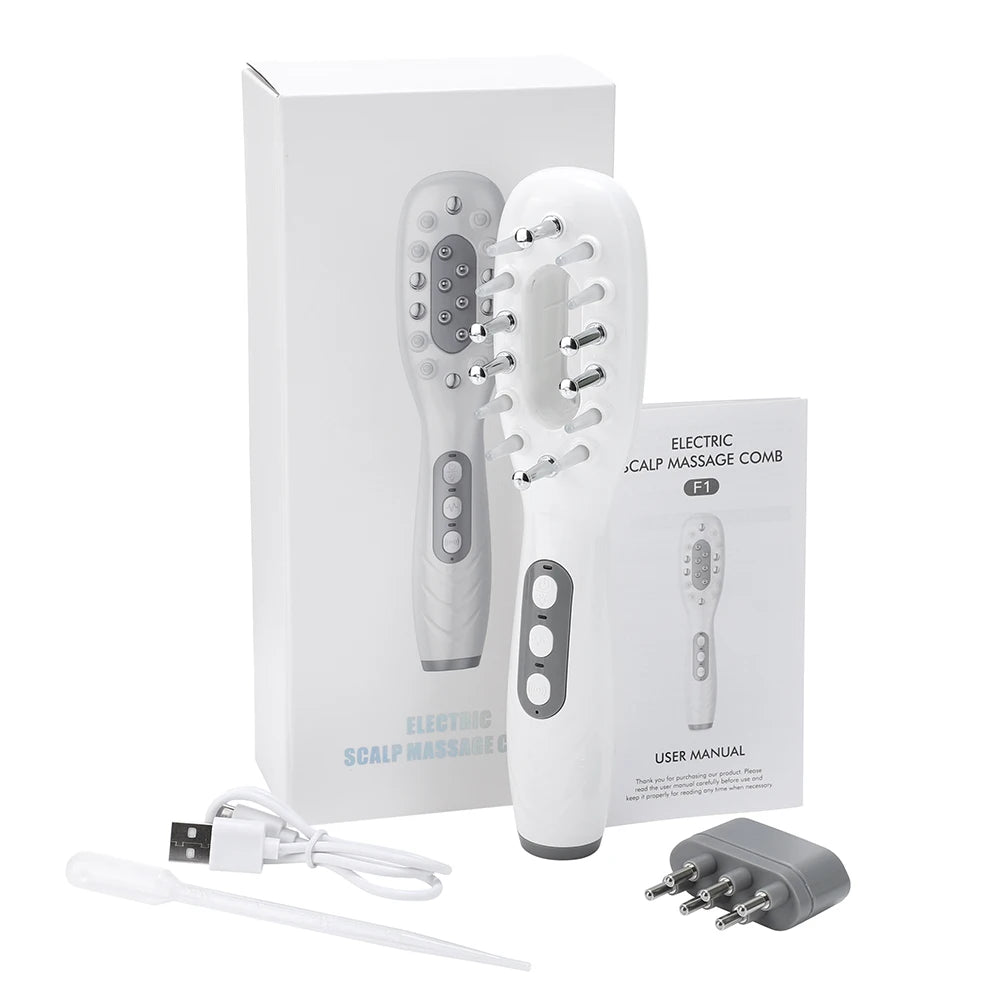 Serenetech™ EMS LED Scalp Massager & Oil Applicator