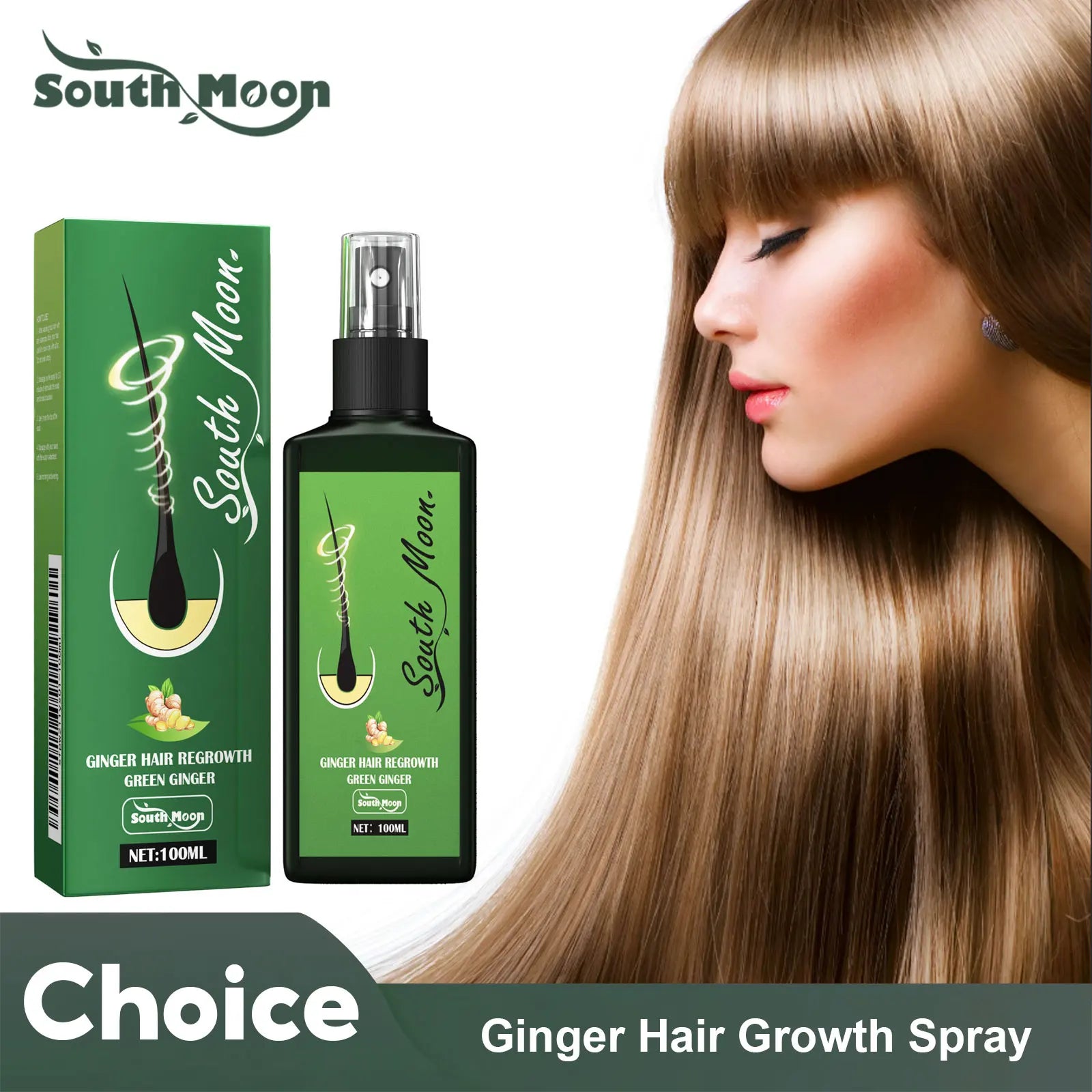 South Moon™ Ginger Root Hair Vitality Spray