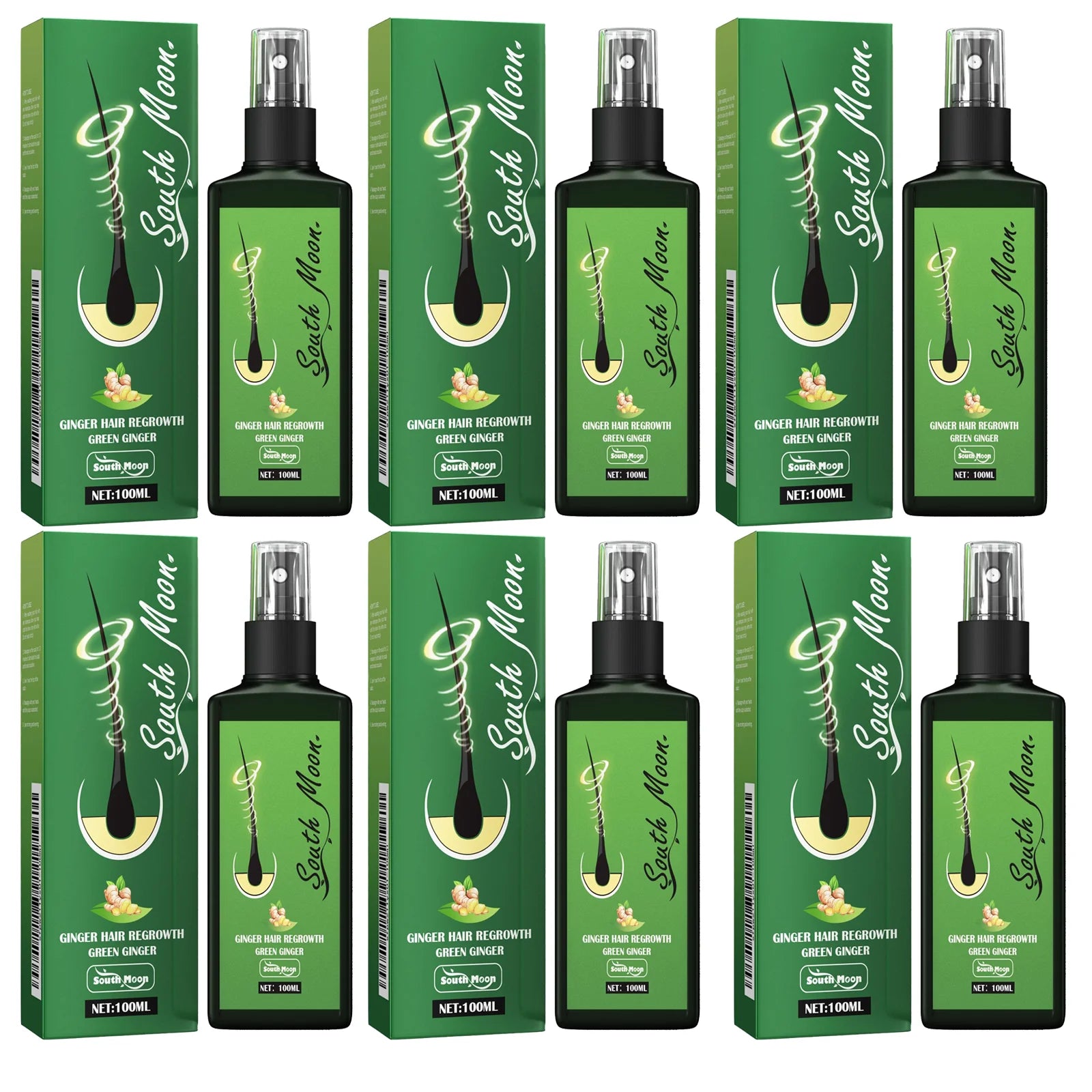 South Moon™ Ginger Root Hair Vitality Spray