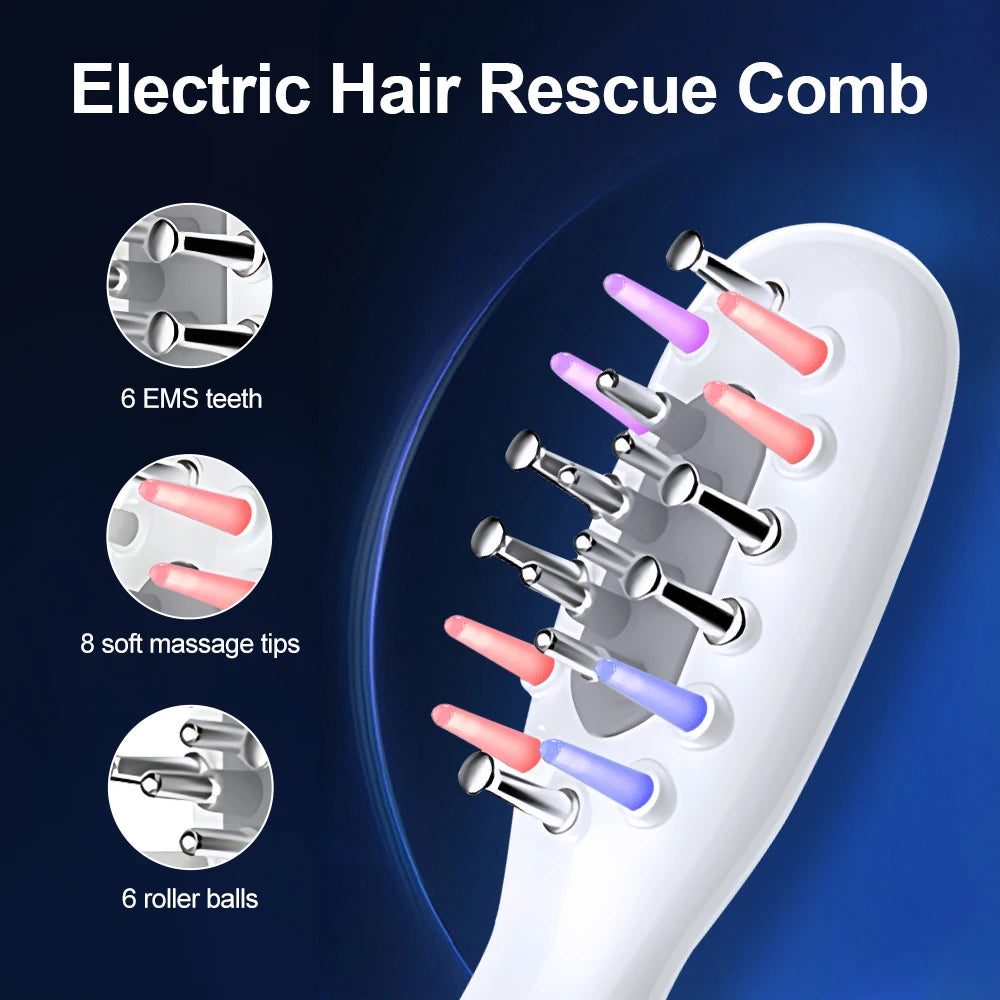 Serenetech™ EMS LED Scalp Massager & Oil Applicator