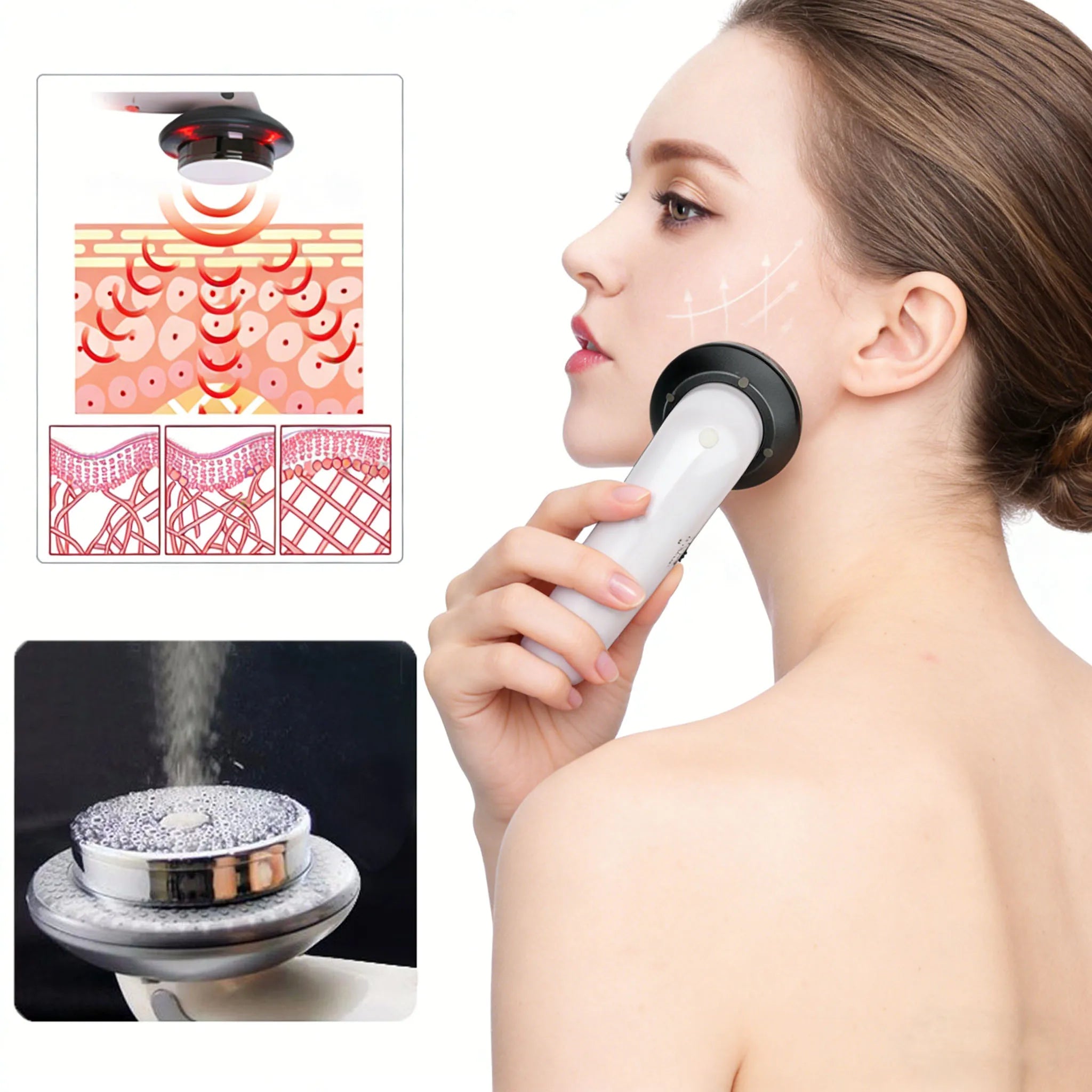 SereneTech™ 3-in-1 Ultrasonic Body Sculpting & Facial Lifting Device