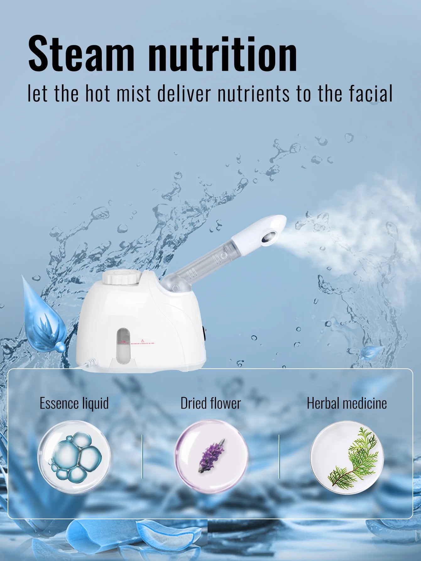Serenetech™ KSKIN Ozone Ionic Facial Steamer