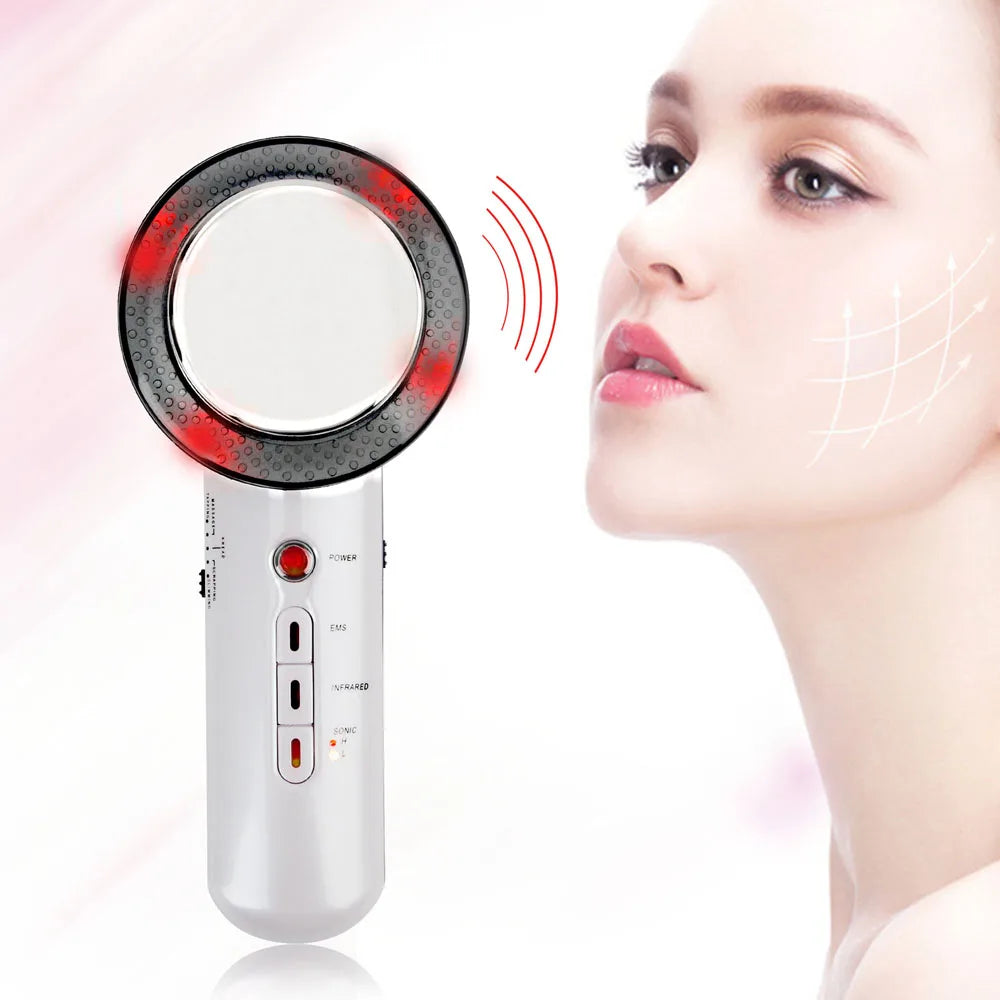 SereneTech™ 3-in-1 Ultrasonic Body Sculpting & Facial Lifting Device