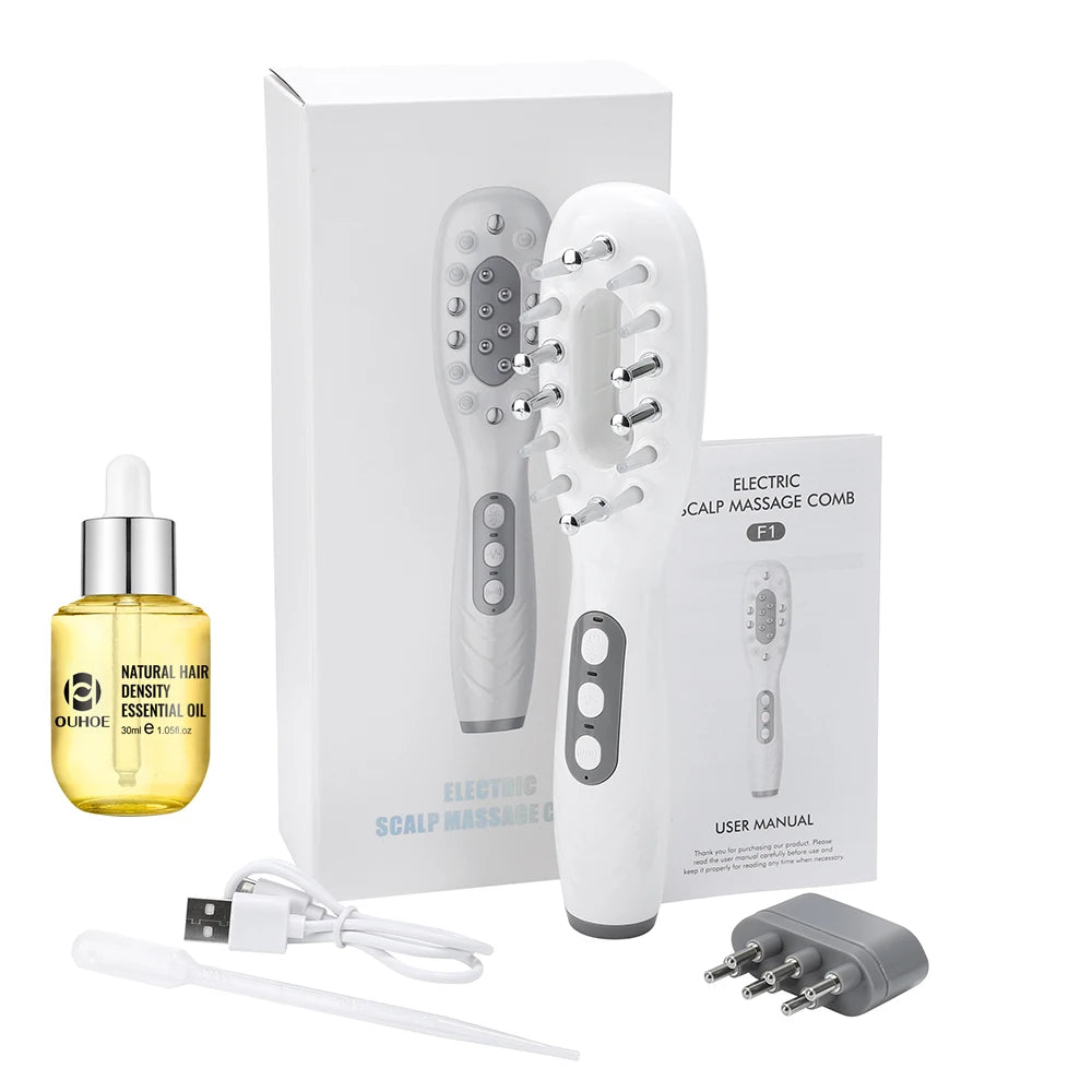 Serenetech™ EMS LED Scalp Massager & Oil Applicator