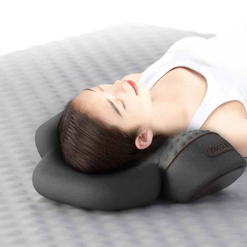 SereneTech™ Heated Cervical Traction Massage Pillow