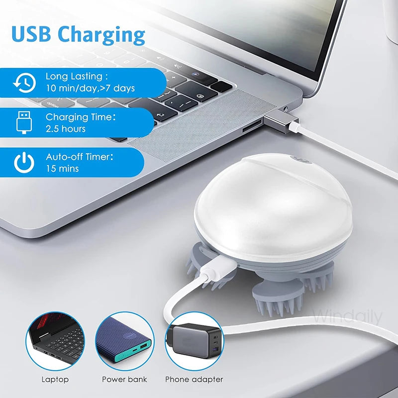 Serenetech™ Deep Tissue Electric Head and Body Massager