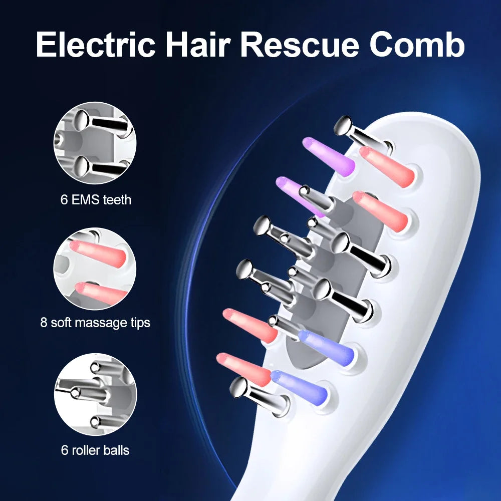 Serenetech™ EMS LED Scalp Massager & Oil Applicator