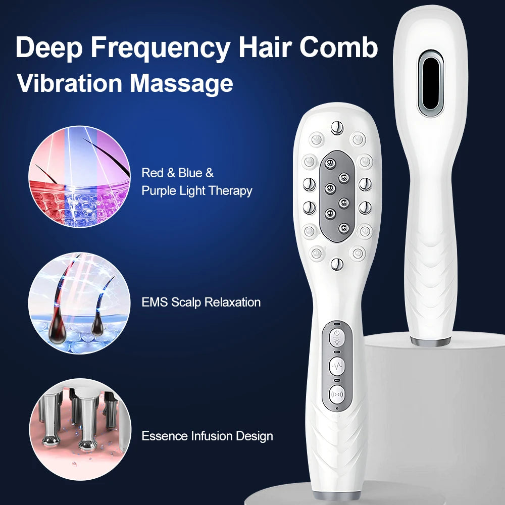 Serenetech™ EMS LED Scalp Massager & Oil Applicator