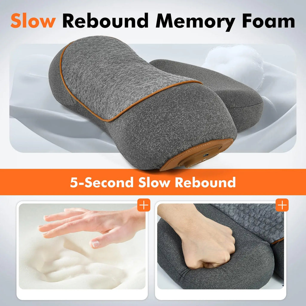 SereneTech™ Heated Cervical Traction Massage Pillow